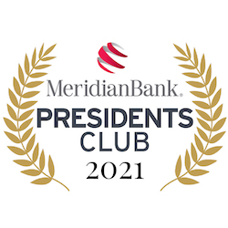 Meridian Bank Presidents Club 2021